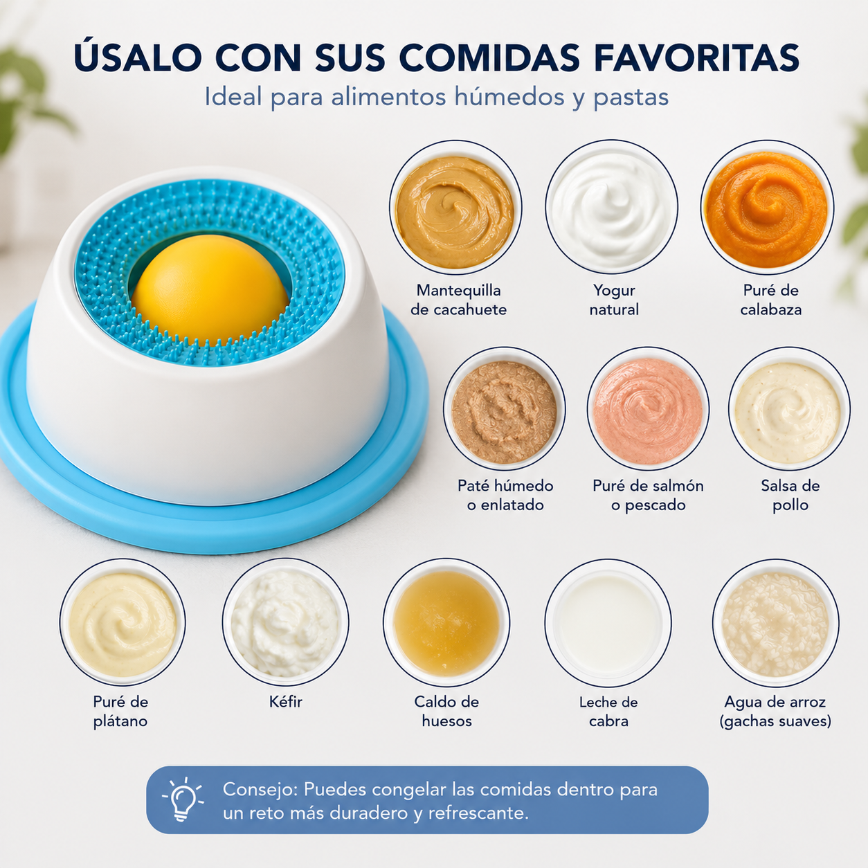 Comedero anti-estrés